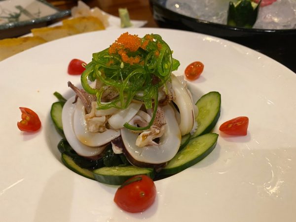 Pairing Notes - Ika ponzu salad