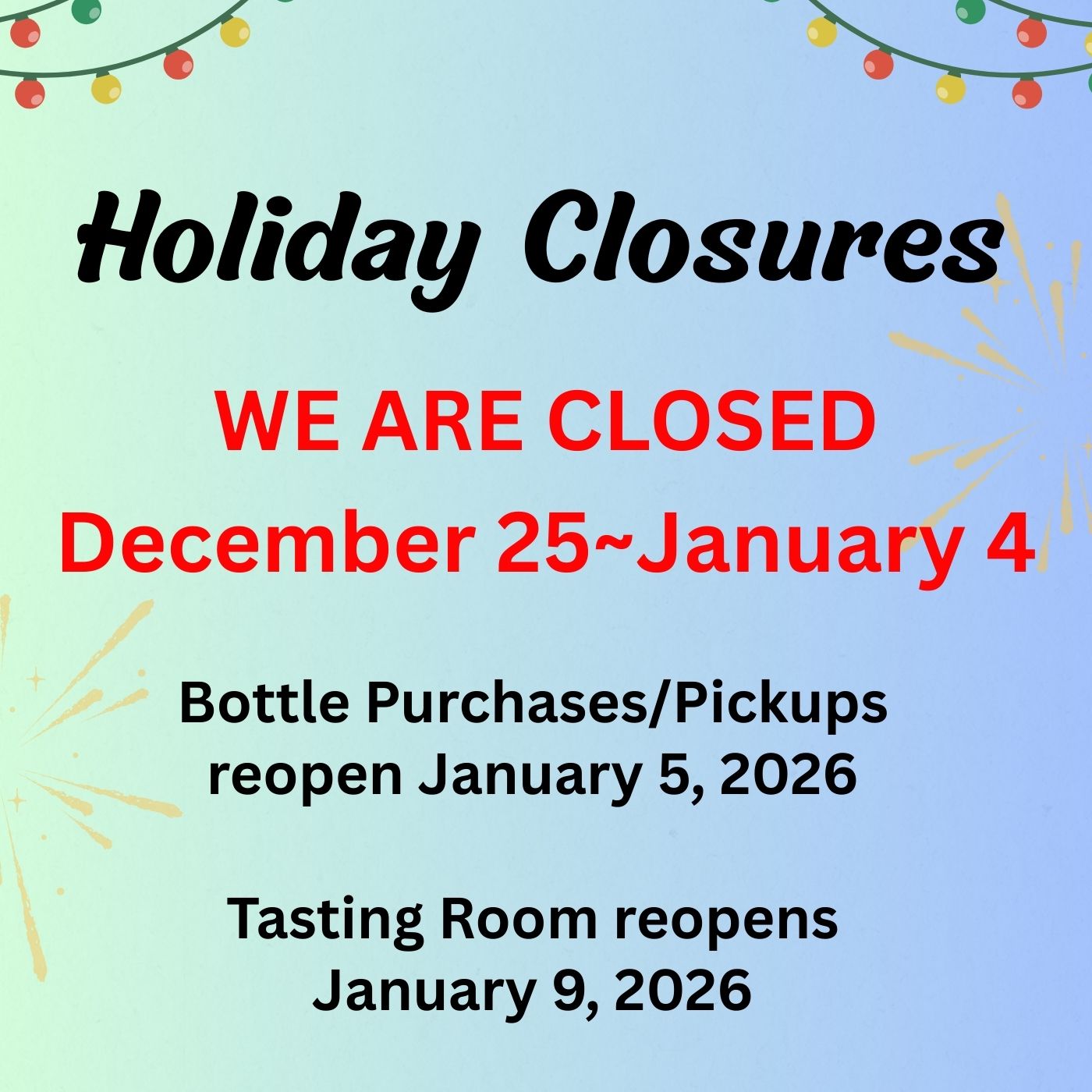 Website – Upcoming Closures 2025 (Album Cover)